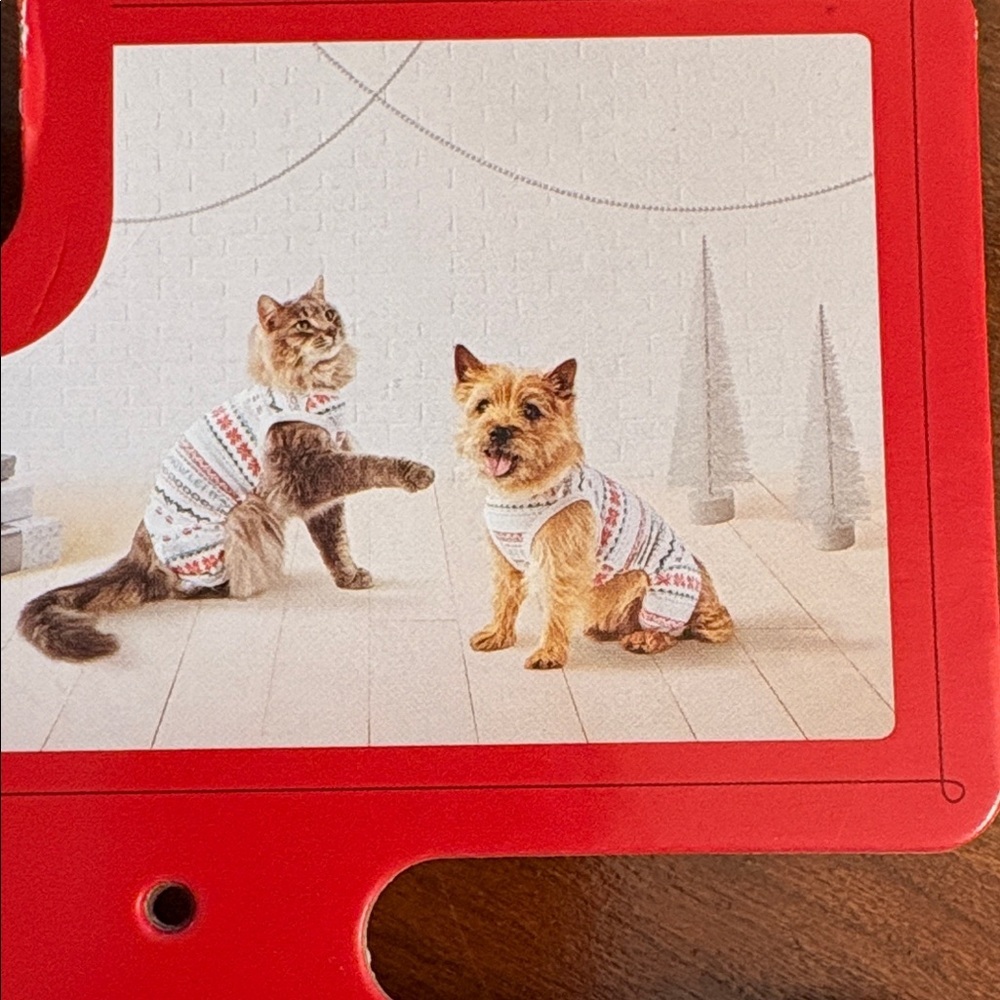 Wondershop Festive Pet PJ’s- Red and White